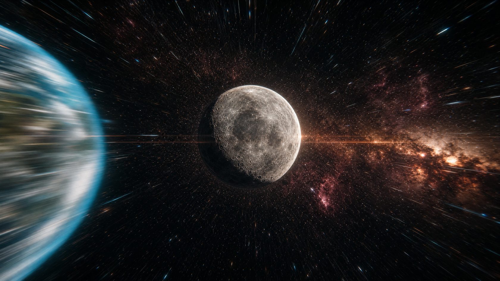 Locking onto the moon